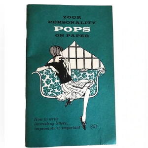 Vintage 50s 60s how to pamphlet correspondence etiquette mixed media ephemera